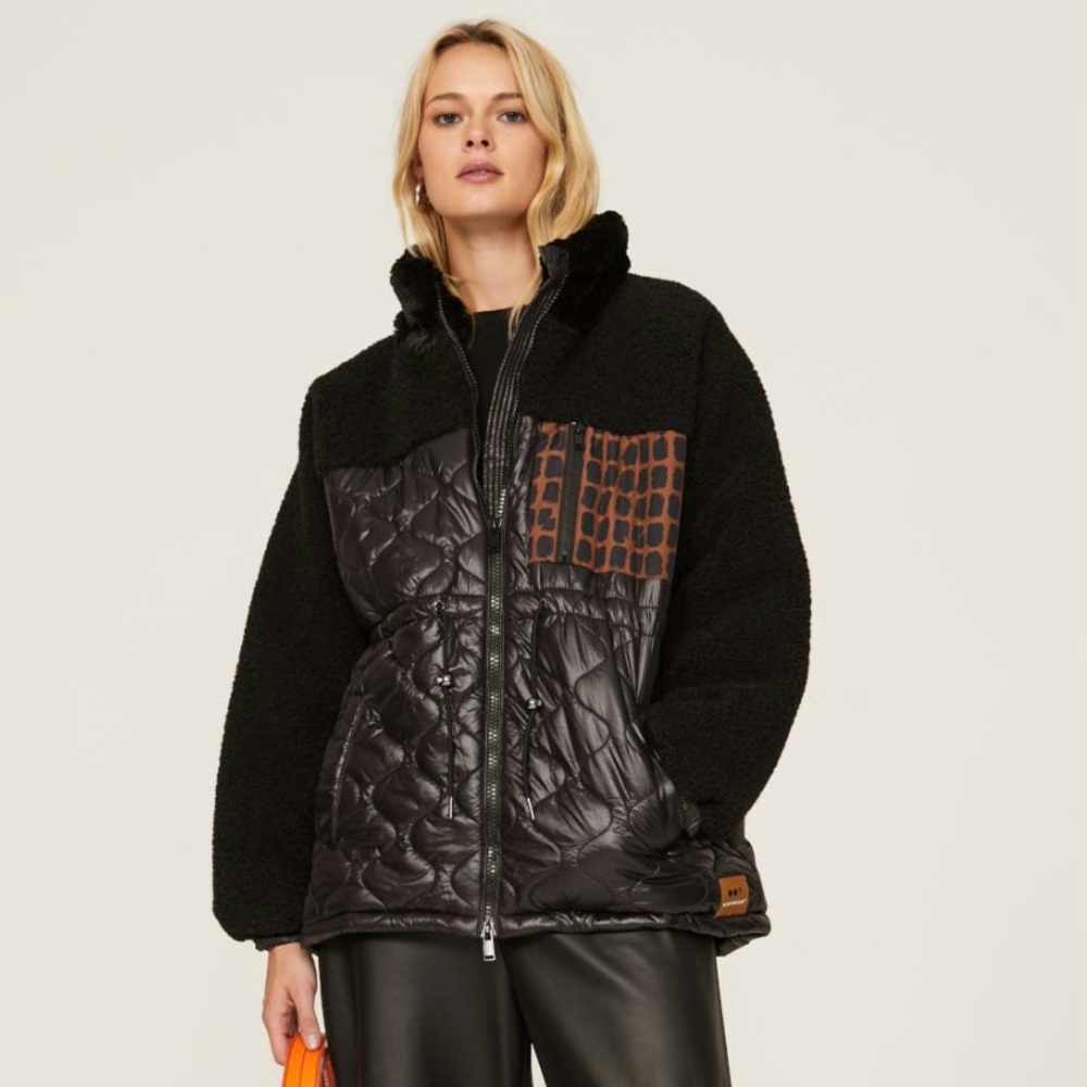 OOF Patch Pocket Puffer Coat